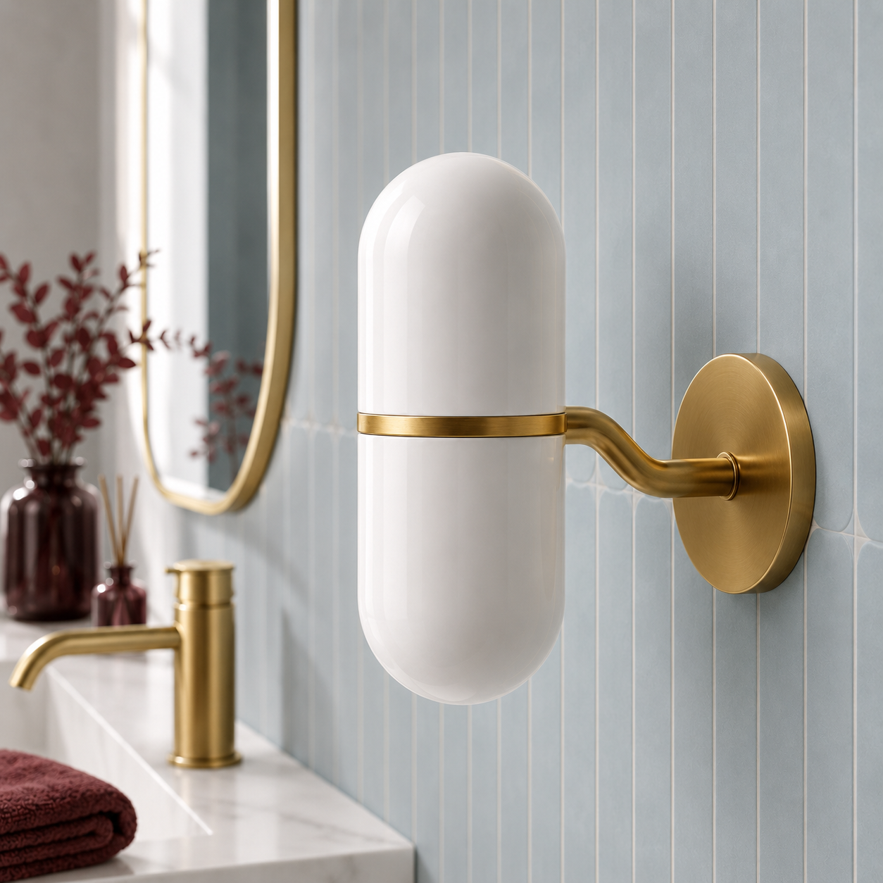 SOA Wall — acabado Oro envejecido