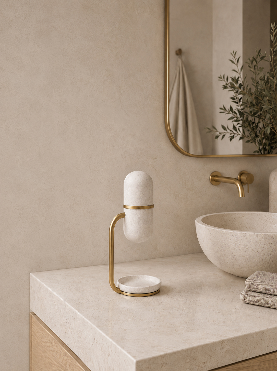 SOA Home sobre lavabo